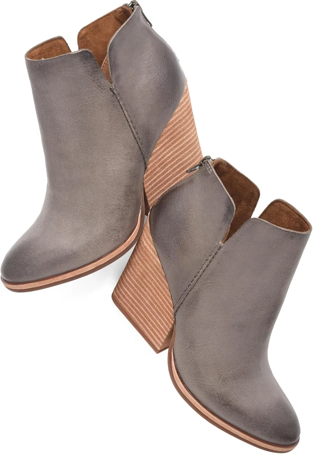 KORK-EASE Women's Chandra II Leather Ankle Bootie