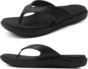 KuaiLu Flip Flops For Women Ladies Orthotic Yoga Mat Cushion Sandals Dressy Womans Lightweight Summer Slip On Beach Thong Sandles with Comfortable Arch Support (US Size 5-12)