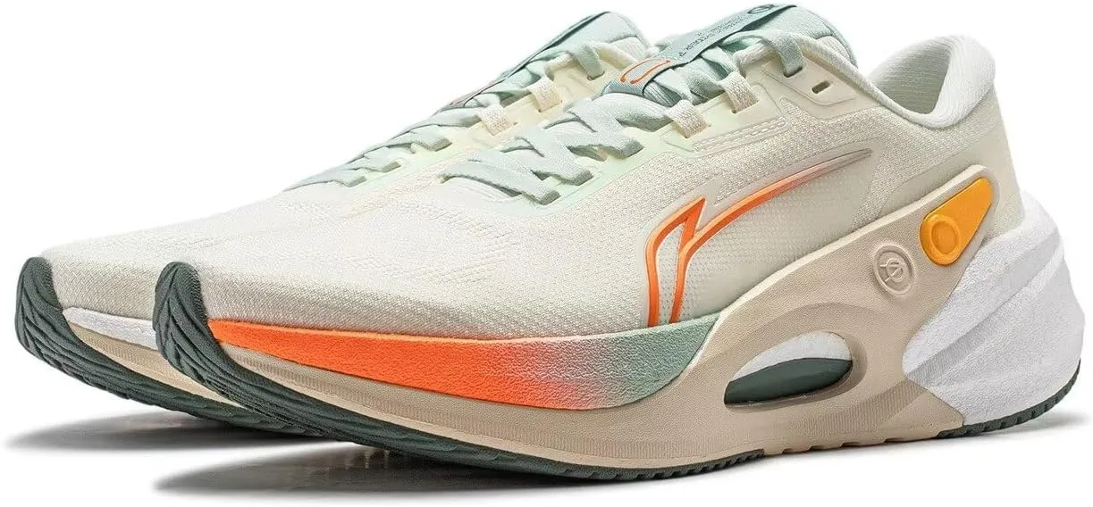 LI-NING Furious Rider 7 V2 Men Running Shoes Boom Fiber High Rebound Shock-Absorbing Stable Sport Shoes ARZU003