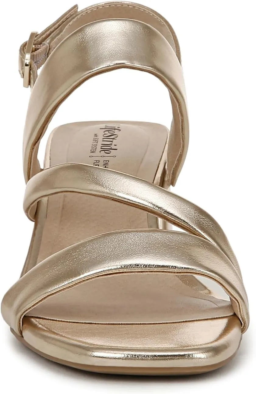 LifeStride Women's Celia Slingback Strappy Dress Sandal