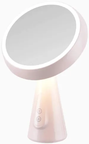 Lighted Makeup Mirror, LED Vanity Mirror, Makeup Mirror Light Vanity Mirror Desktop Fill Mirror Smart Desktop Dimming Mirror