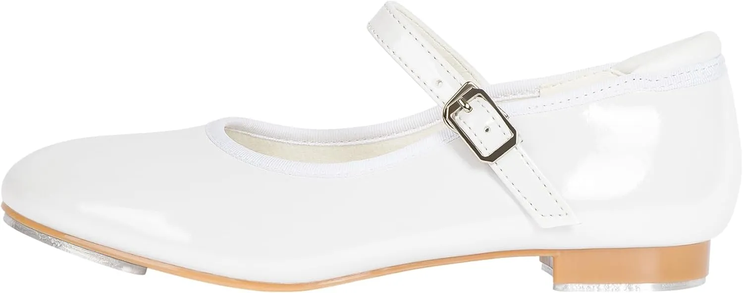 Linodes Economy Unisex-Child Easy Slide Buckle Tap Shoe for Girls and Boys Maryjane Dance Flat