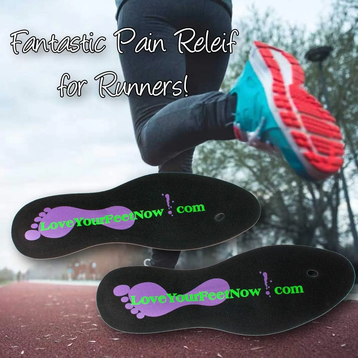 Liquid Orthotic Inserts for Men/Women - Shoe Insoles for Plantar Fasciitis, Neuropathy & Sore Feet. ((S))