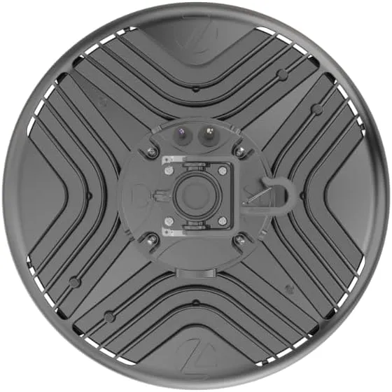 Lithonia Lighting REBL Round High Bay LED Light, 24,000/27,000/30,000 Adjustable Lumen Output, 3500K/4000K/5000K Switchable White Color Temperature, Work Light, UVOLT 120-347V, 14.6" x 7.7", Bronze