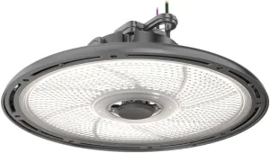 Lithonia Lighting REBL Round High Bay LED Light, 24,000/27,000/30,000 Adjustable Lumen Output, 3500K/4000K/5000K Switchable White Color Temperature, Work Light, UVOLT 120-347V, 14.6" x 7.7", Bronze