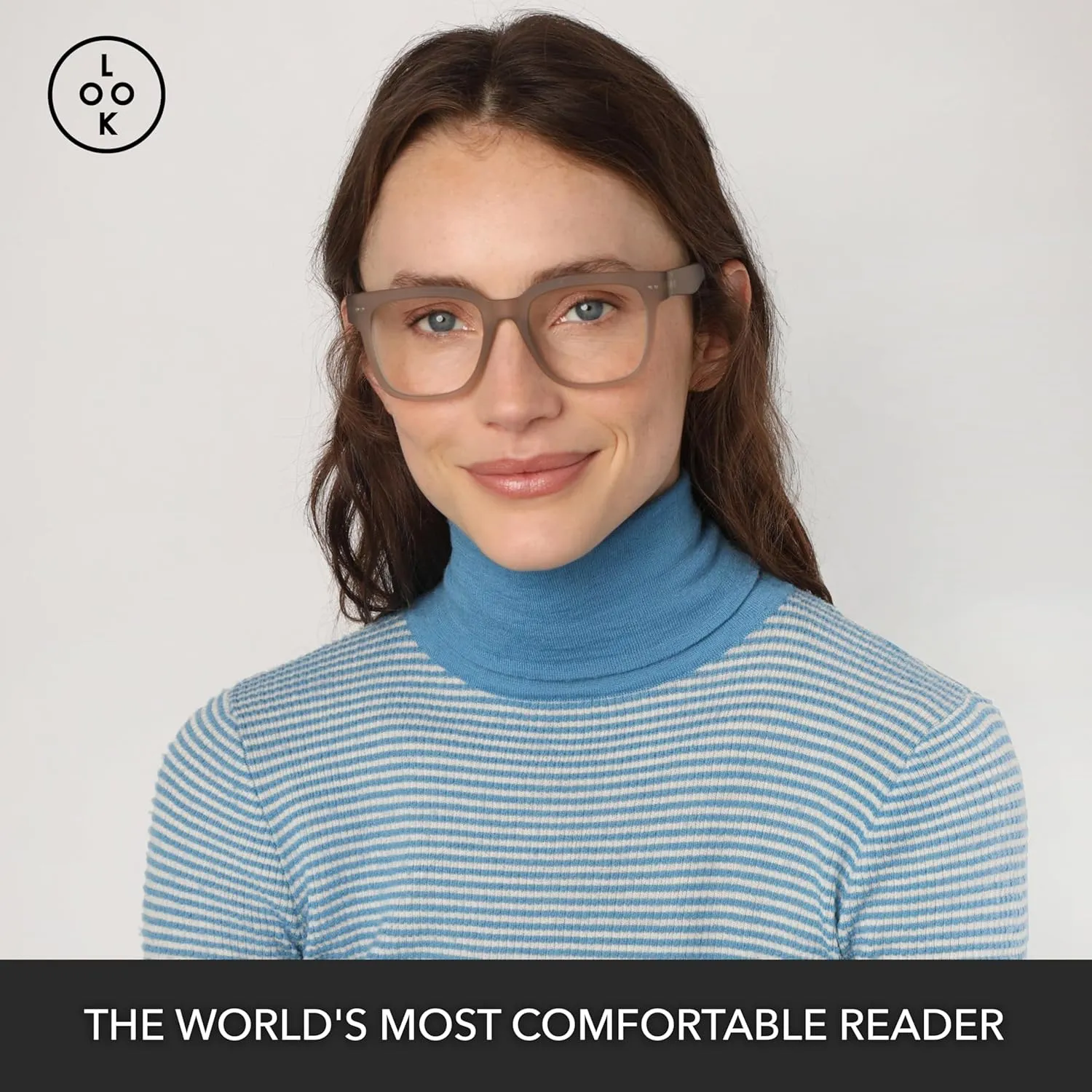 LOOK OPTIC Laurel Progressive Reader - Stylish Unisex Reading Glasses, Prescription-Quality