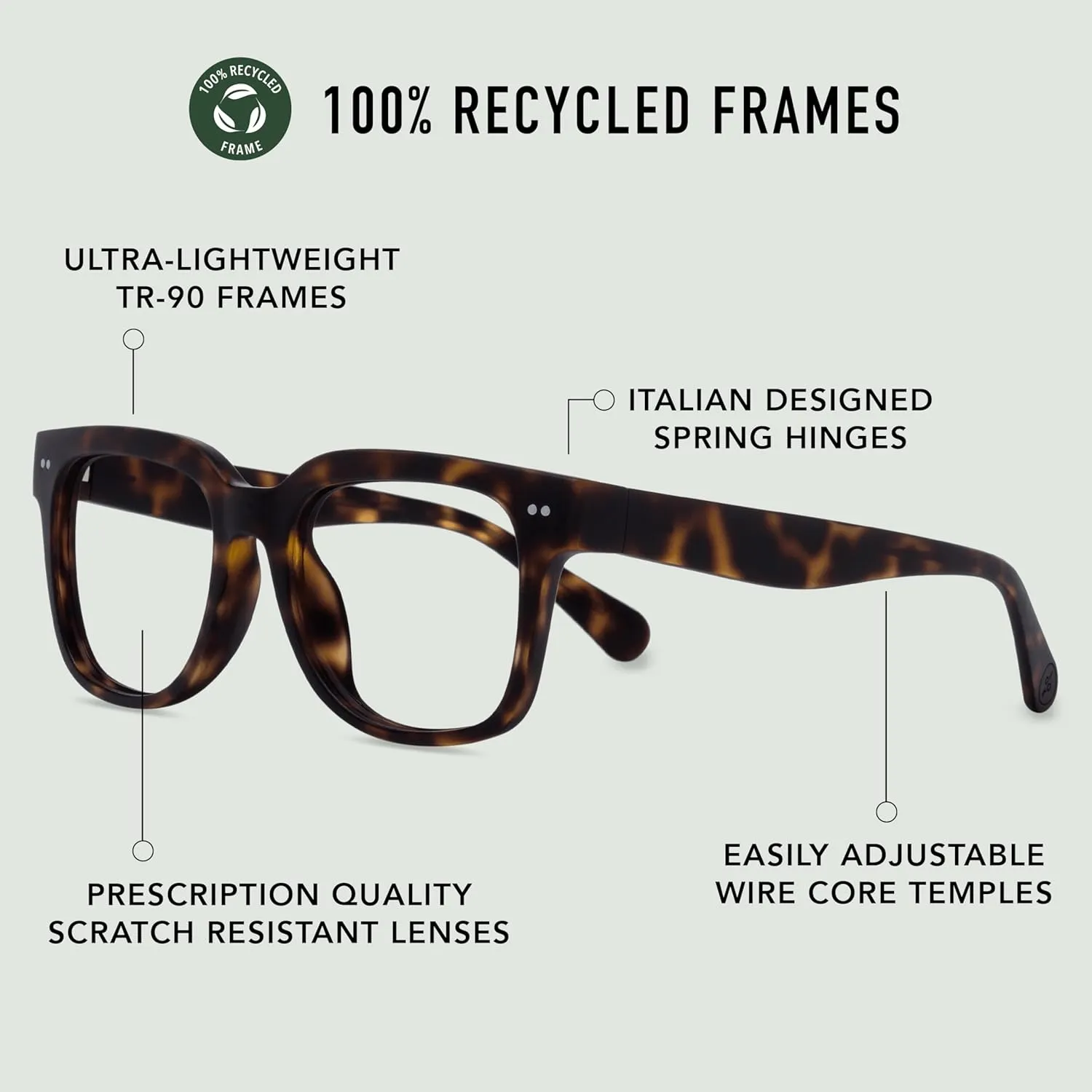 LOOK OPTIC Laurel Progressive Reader - Stylish Unisex Reading Glasses, Prescription-Quality