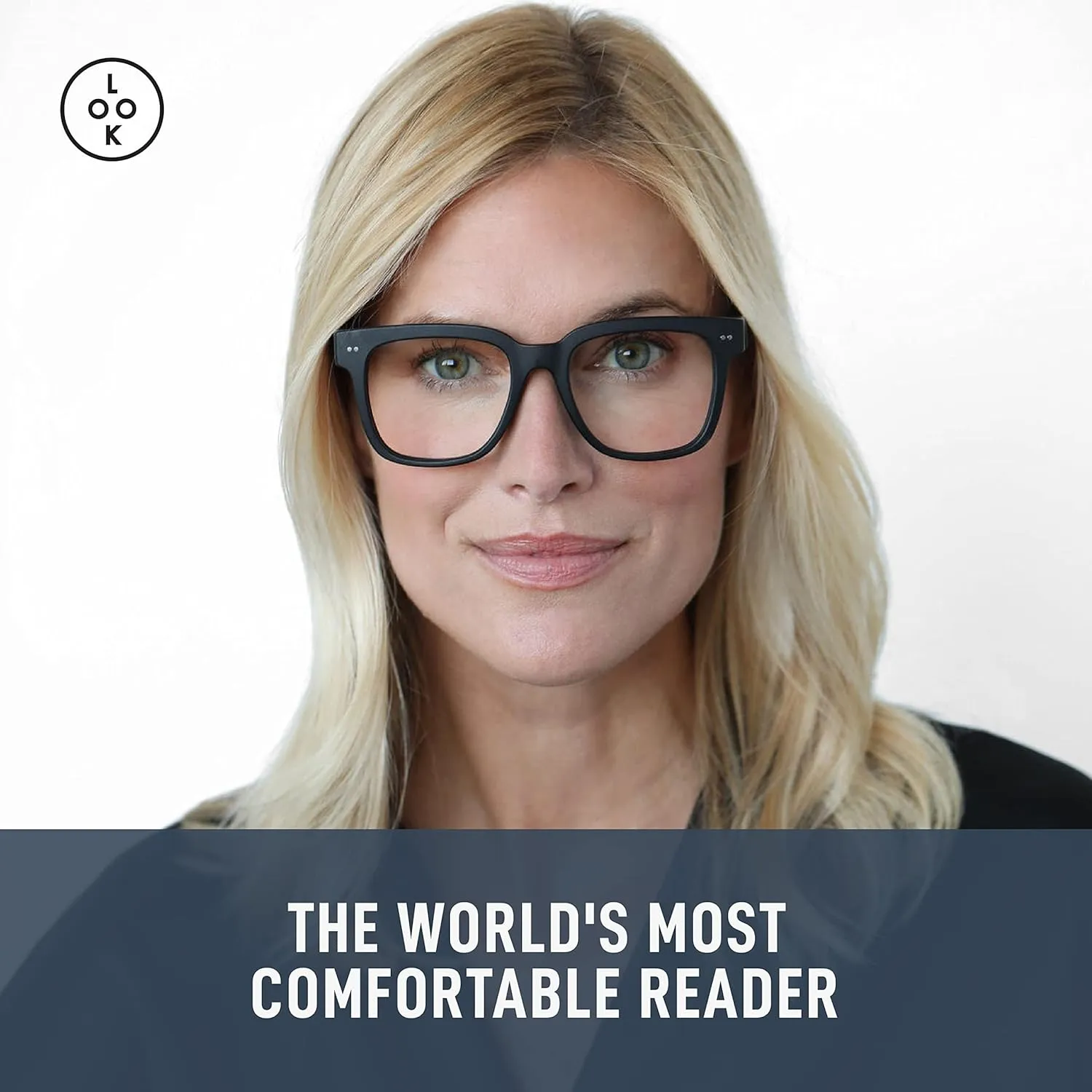 LOOK OPTIC Laurel Progressive Reader - Stylish Unisex Reading Glasses, Prescription-Quality
