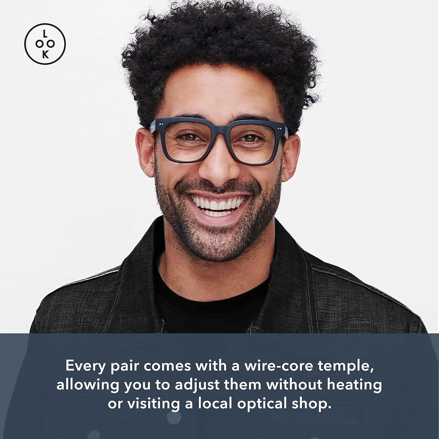 LOOK OPTIC Laurel Progressive Reader - Stylish Unisex Reading Glasses, Prescription-Quality
