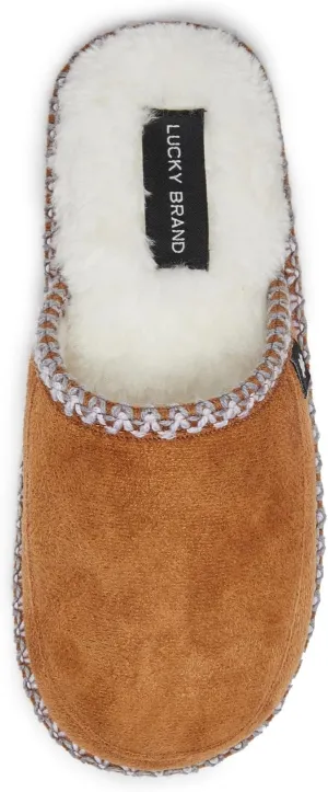 Lucky Brand Micro-Suede Memory Foam Boys Slippers - Closed Toe Plush Lined House Shoes/Kids Slippers