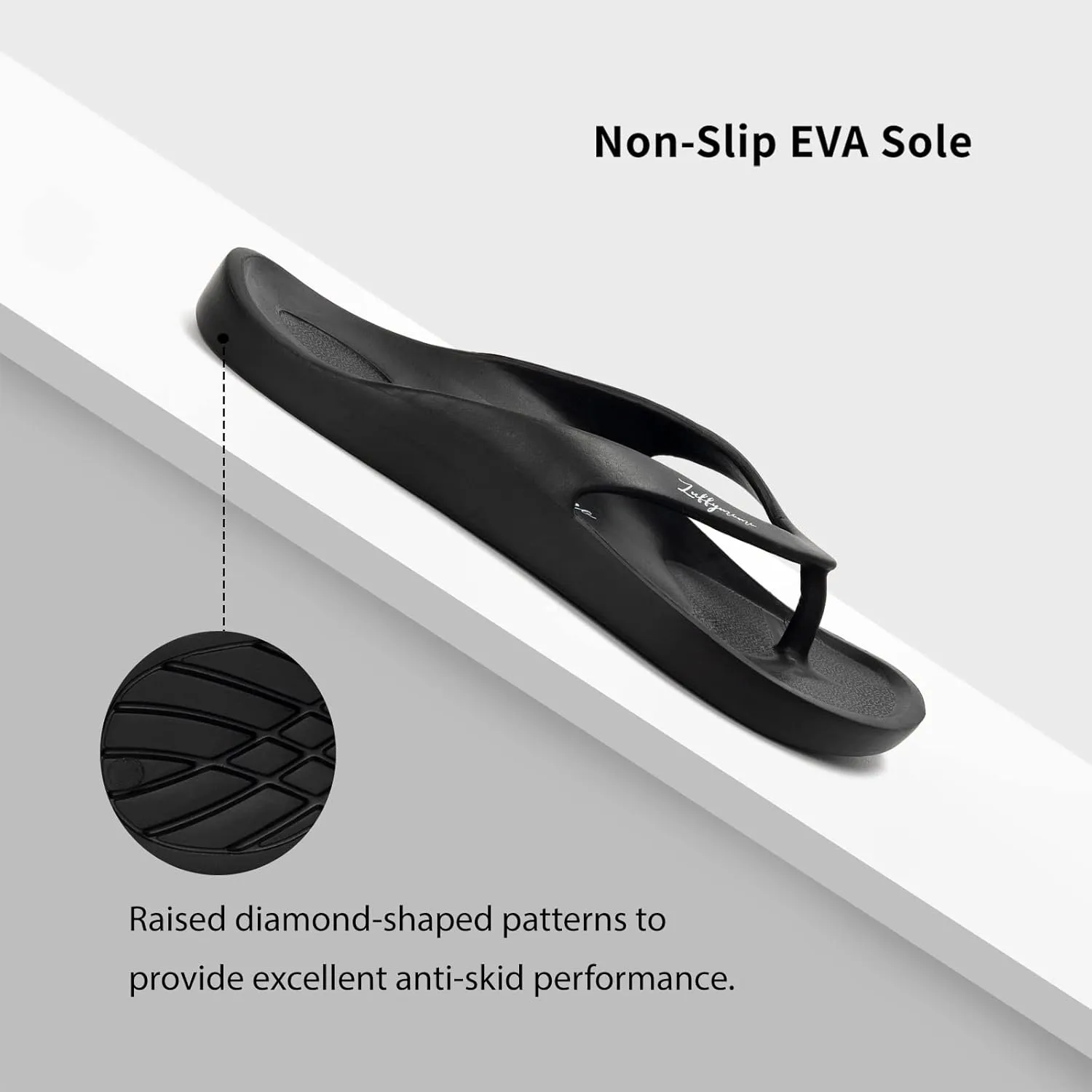 Luffymomo Womens Mens Flip Flops Sandals Slip on Sport Summer Beach Thong