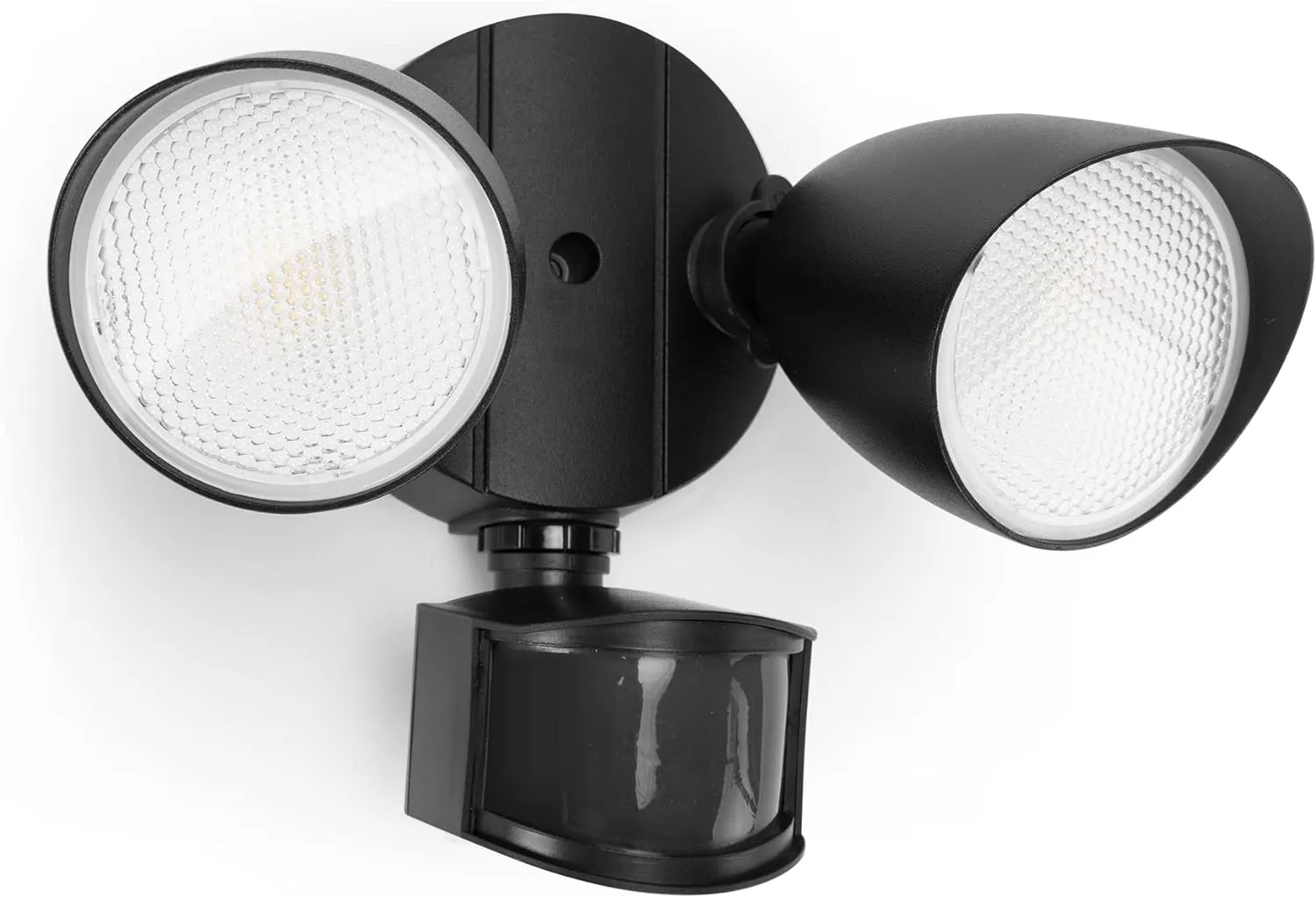 LUTEC 32W 3500 Lumen LED Security Lights Motion Sensor Light Outdoor, 5000K Daylight, IP65 Waterproof, Dusk to Dawn, Hardwired Motion Detector Flood Light for Garage, Yard, Porch-Black
