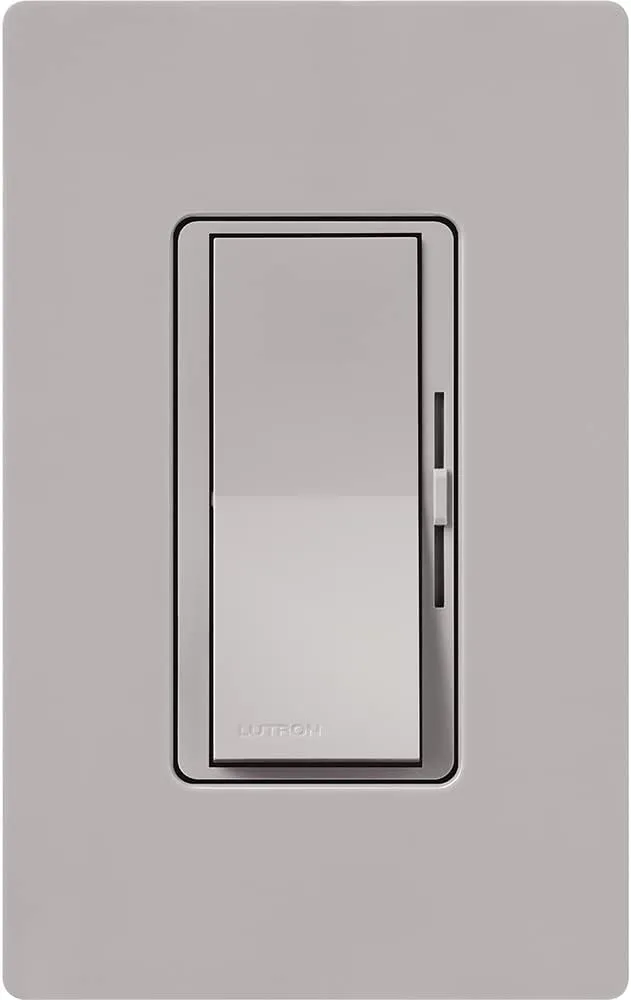 Lutron DVLV-603P-GR Diva Magnetic Low-Voltage Dimmer, Gray