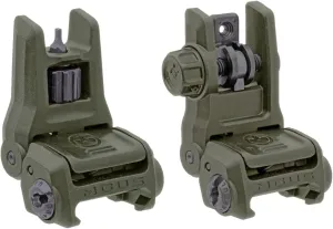Magpul MBUS 3 Front Sight Bundle with MBUS 3 Rear Sight Set, OD Green, MAG1166-MAG1167