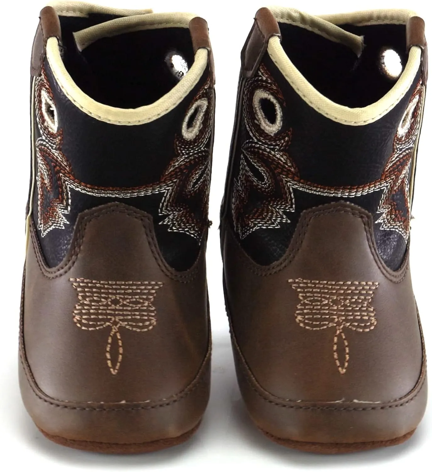 M&F Western Kids Baby-Boy's Trace Infant/Toddler Bucker Boot First Walker Shoe