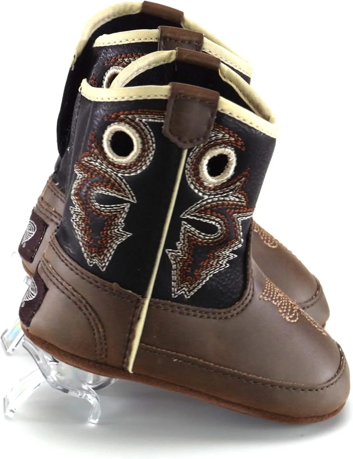 M&F Western Kids Baby-Boy's Trace Infant/Toddler Bucker Boot First Walker Shoe