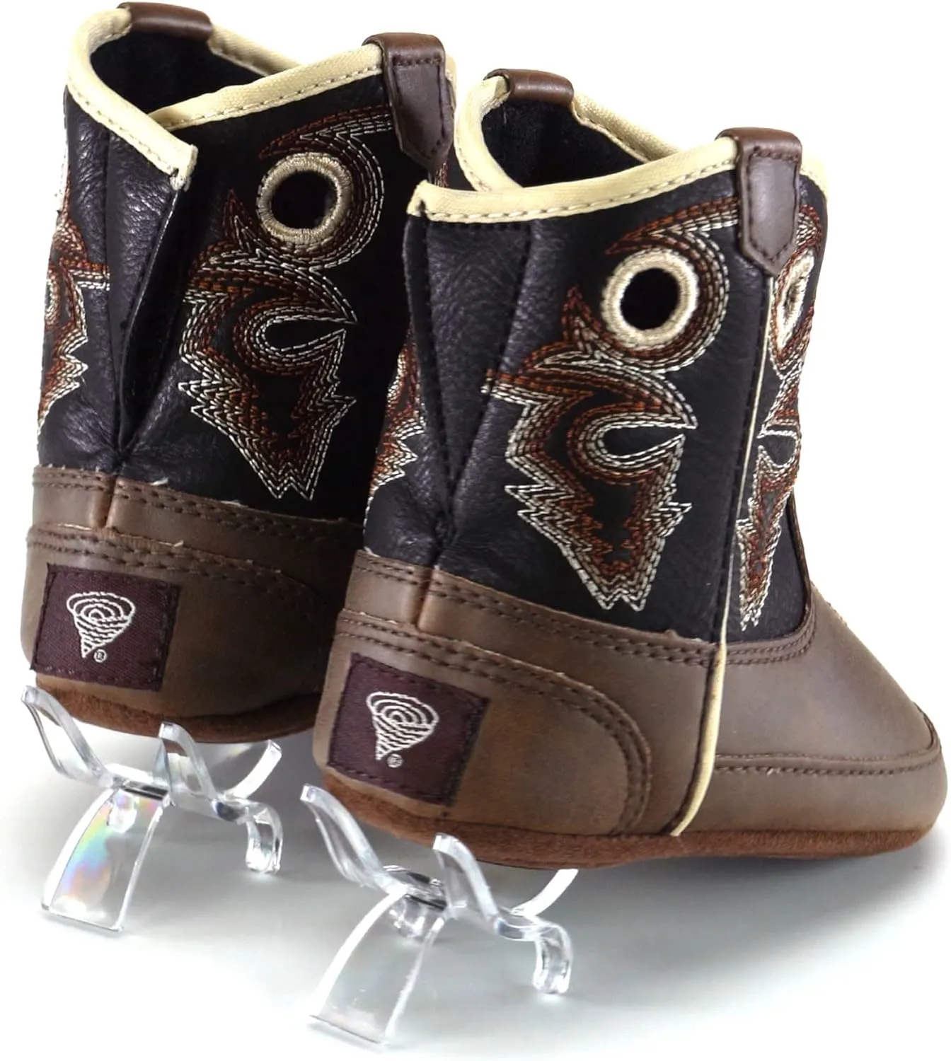 M&F Western Kids Baby-Boy's Trace Infant/Toddler Bucker Boot First Walker Shoe