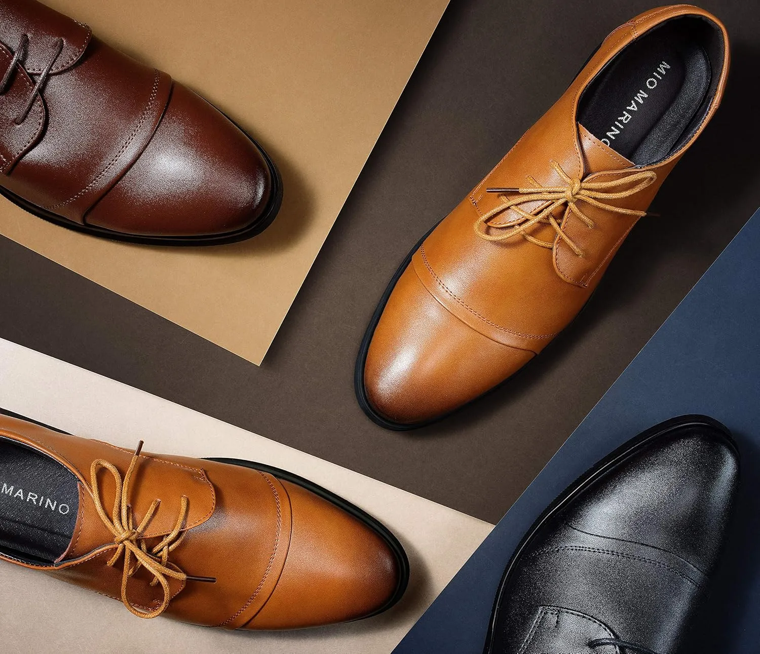 Marino Oxford Dress Shoes for Men - Formal Leather Mens Shoes