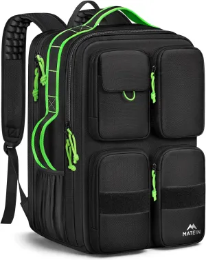 MATEIN Travel Laptop Backpack with Multiple Pockets, Heavy Duty Commuter Backpack Fits 17 Inch Laptop, TSA Large Travel Bag with Shoe Compartment, Water Resistant Padded Computer Rucksack for Outdoor