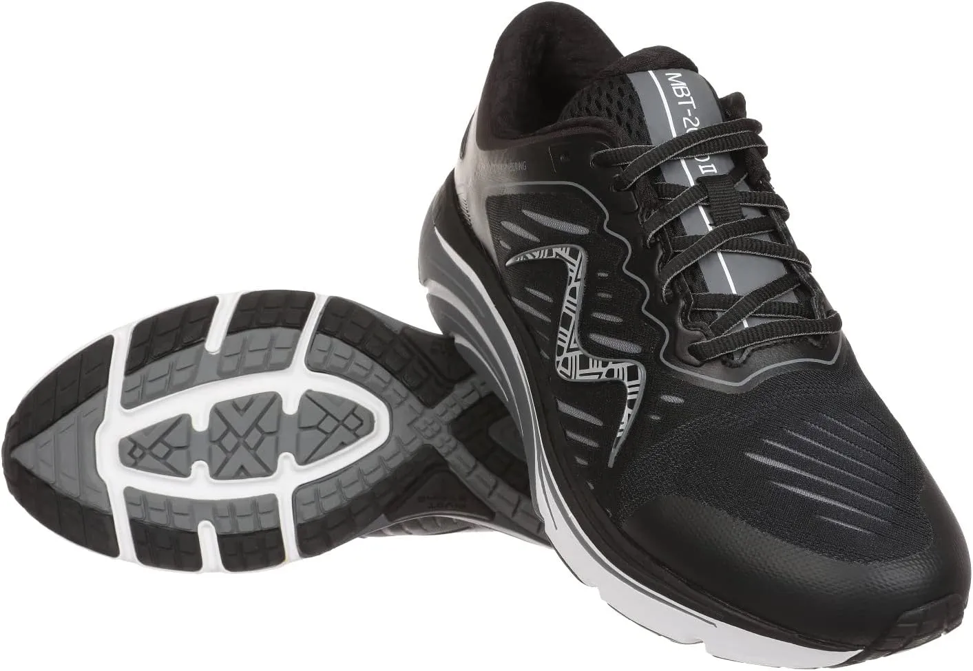 MBT Mens 2000 II Leather Textile Trainers