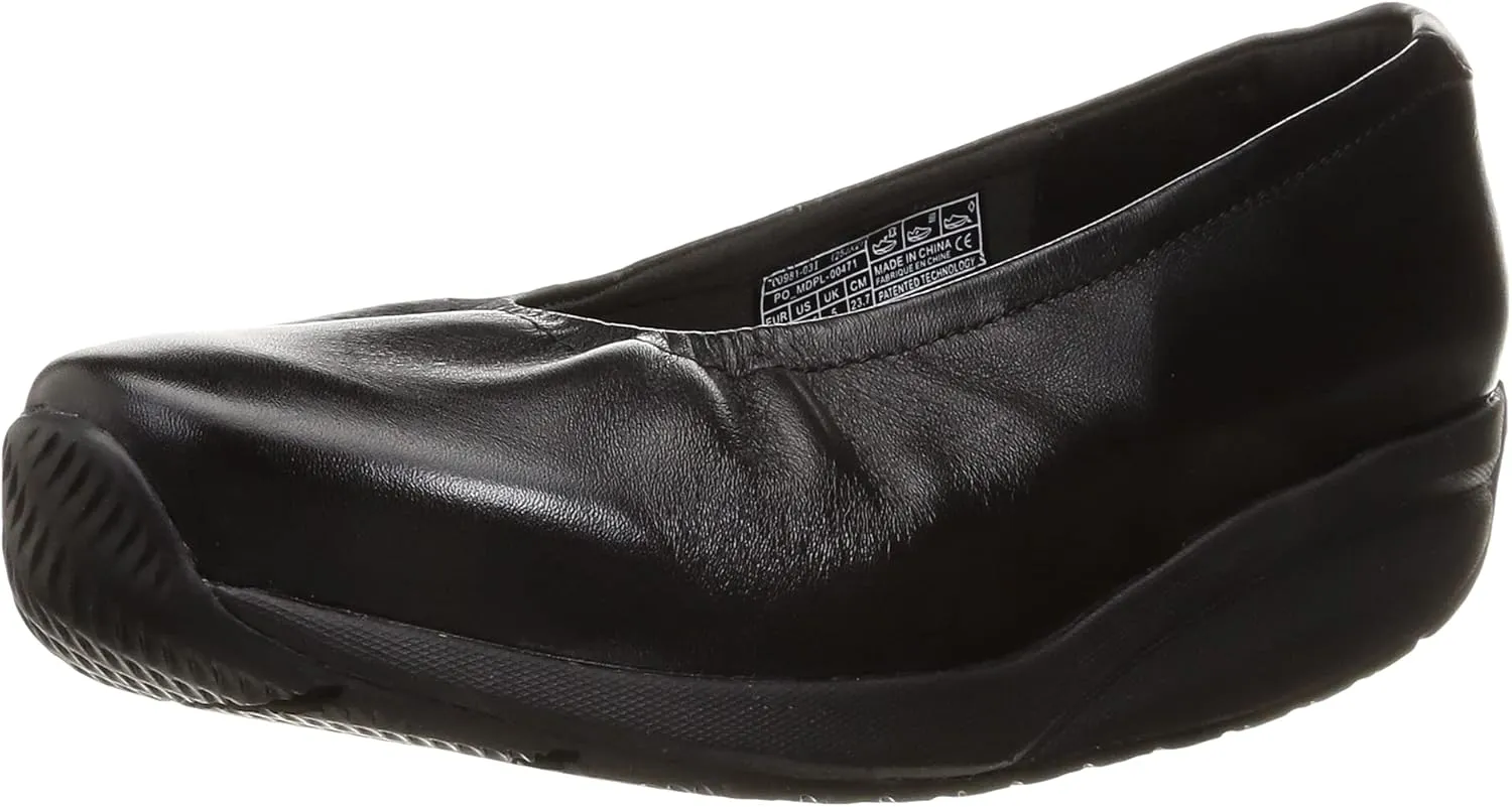 MBT Women's Harper Leather Ballet Style Rocker Bottom Dress Shoe