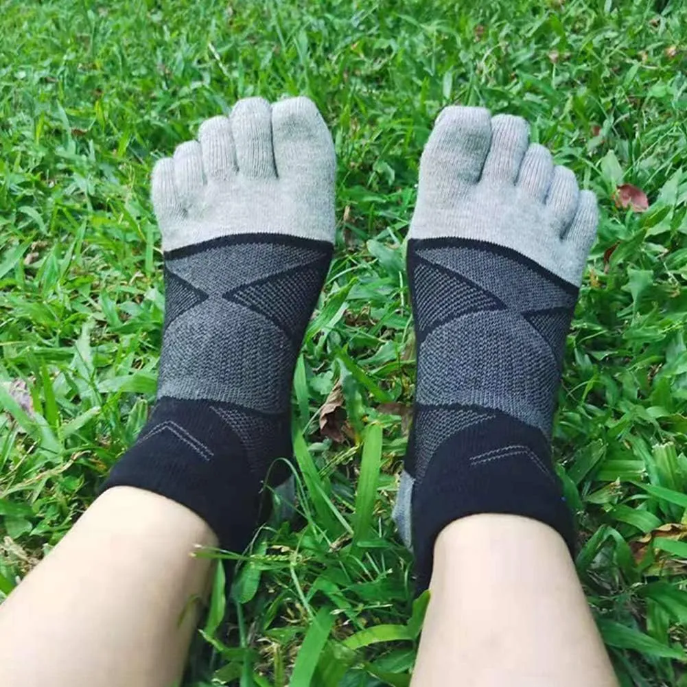 Meaiguo Toe Socks No Show Cotton Low Cut Five Finger Socks Athletic for Women
