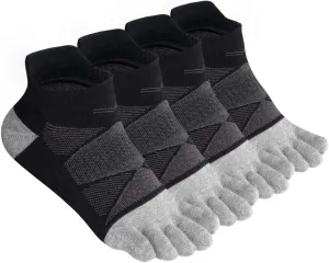 Meaiguo Toe Socks No Show Cotton Low Cut Five Finger Socks Athletic for Women