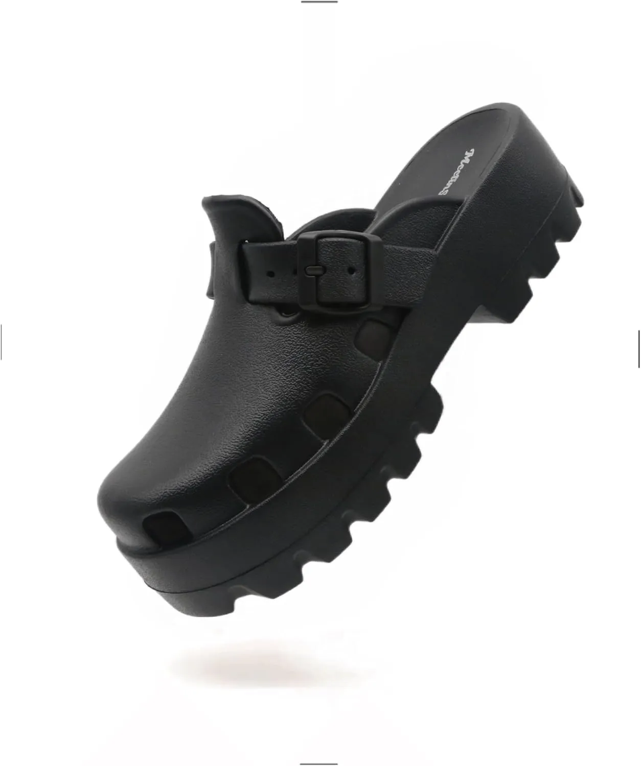 Meetinspace Platform Clogs for Women Stylish Mules Clogs with Thick Sole Quick Drying Comfortable Slip On Sandals with Adjustable Strap