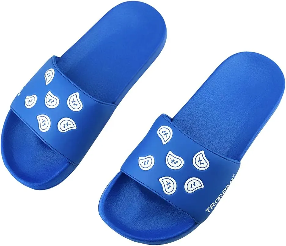 Men and Women TB-01 Bandana Paisley EVA Slide Sandals | Quick Drying Shower Slides | Ultra Cushion For Indoor and Outdoor | Contoured Footbed