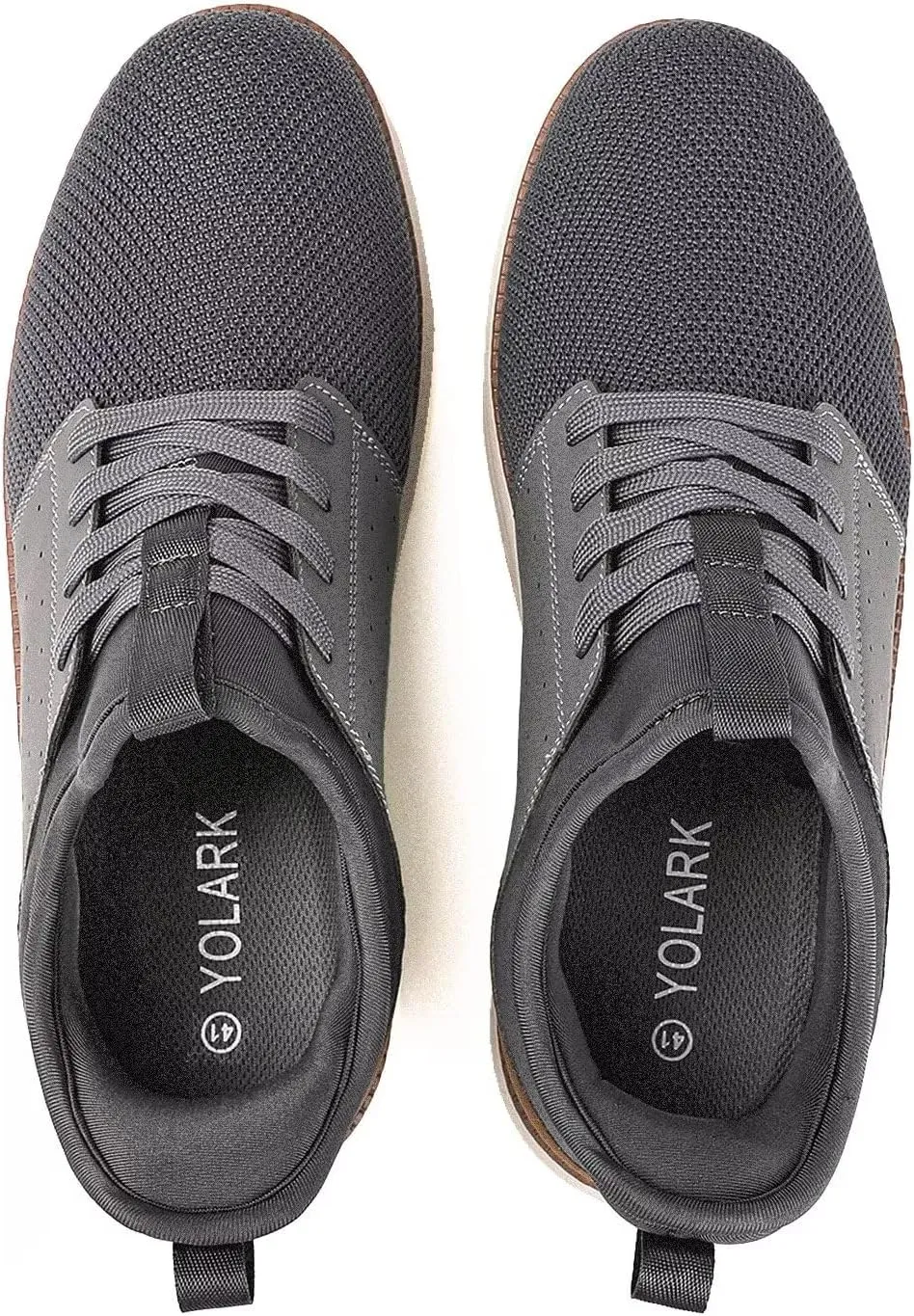 Men Casual Dress Shoes Hands Free Slip On Laceless Fashion Sneakers Lightweight Breathable Walking Shoes Gym Tennis Athletic