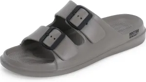 Men's Classic Cushion Sliders/Slippers with Adjustable Buckle Strap for Adult | Comfortable & LightWeight |Stylish & Anti-Skid| Waterproof & Everyday Flip Flops for Gents/Boys D-505
