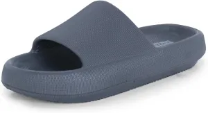 Men's Classic Ultra Soft Sliders/Slippers with Cushion FootBed for Adult | Comfortable & Light Weight | Stylish & Anti-Skid | Waterproof & Everyday Flip Flops for Gents/Boys D-504
