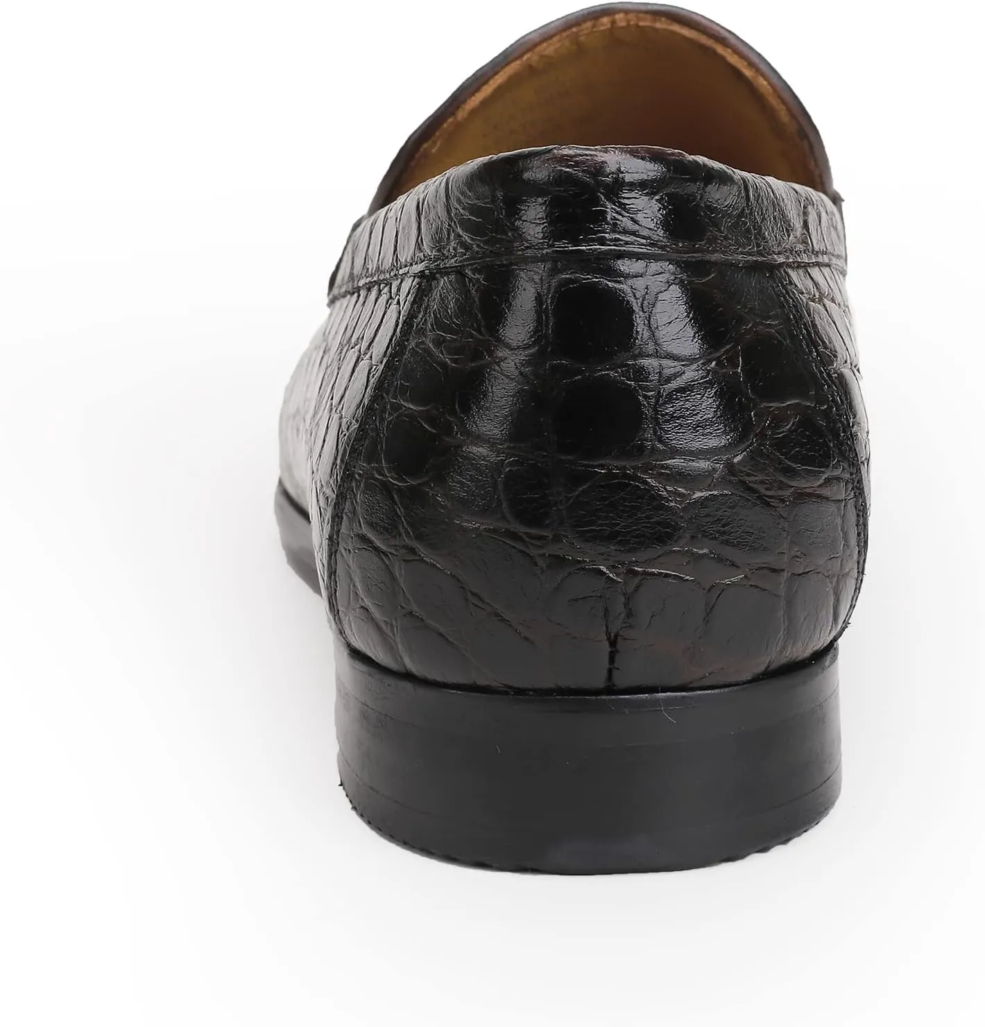 Mens Leather Penny Loafers, Casual Comfortable Driving Moccasins Business Dress Slip on Loafer Shoes for Men