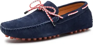 Mens Loafers Shoe Breathable Simple Driving Smoking Loafers Boat Shoes Slip Resistant Anti-Slip Lightweight Fashion Casual Slip-ons