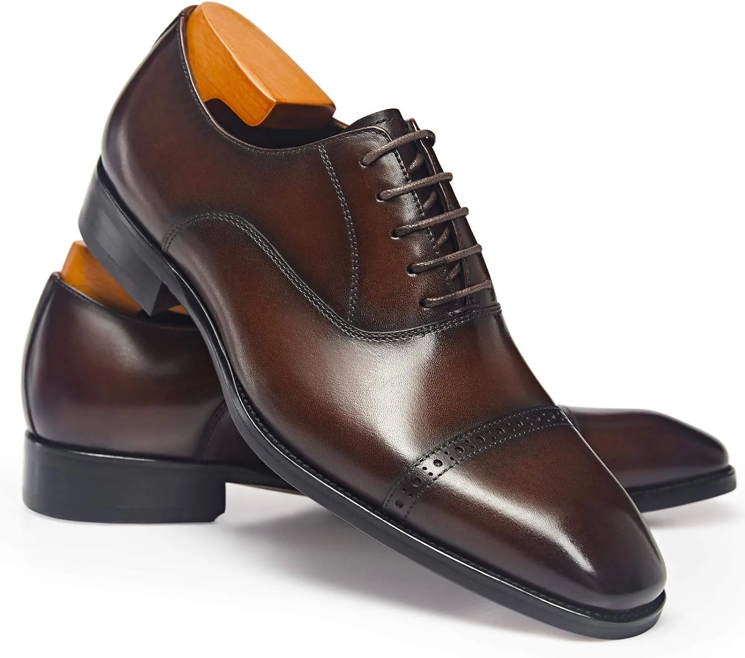 Men's Oxford Formal Comfortable Dress Shoes Genuine Leathers