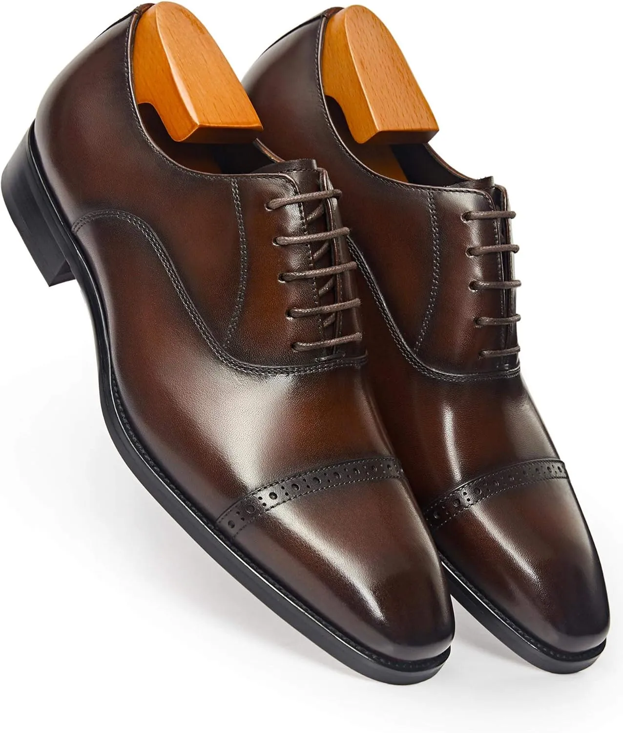Men's Oxford Formal Comfortable Dress Shoes Genuine Leathers