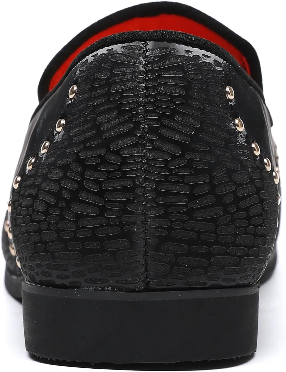 Mens Smoking Glitter Slipper, Luxury Penny Slip-On Classic Party Wedding Tuxedo Loafers Sparkle Dress Shoes