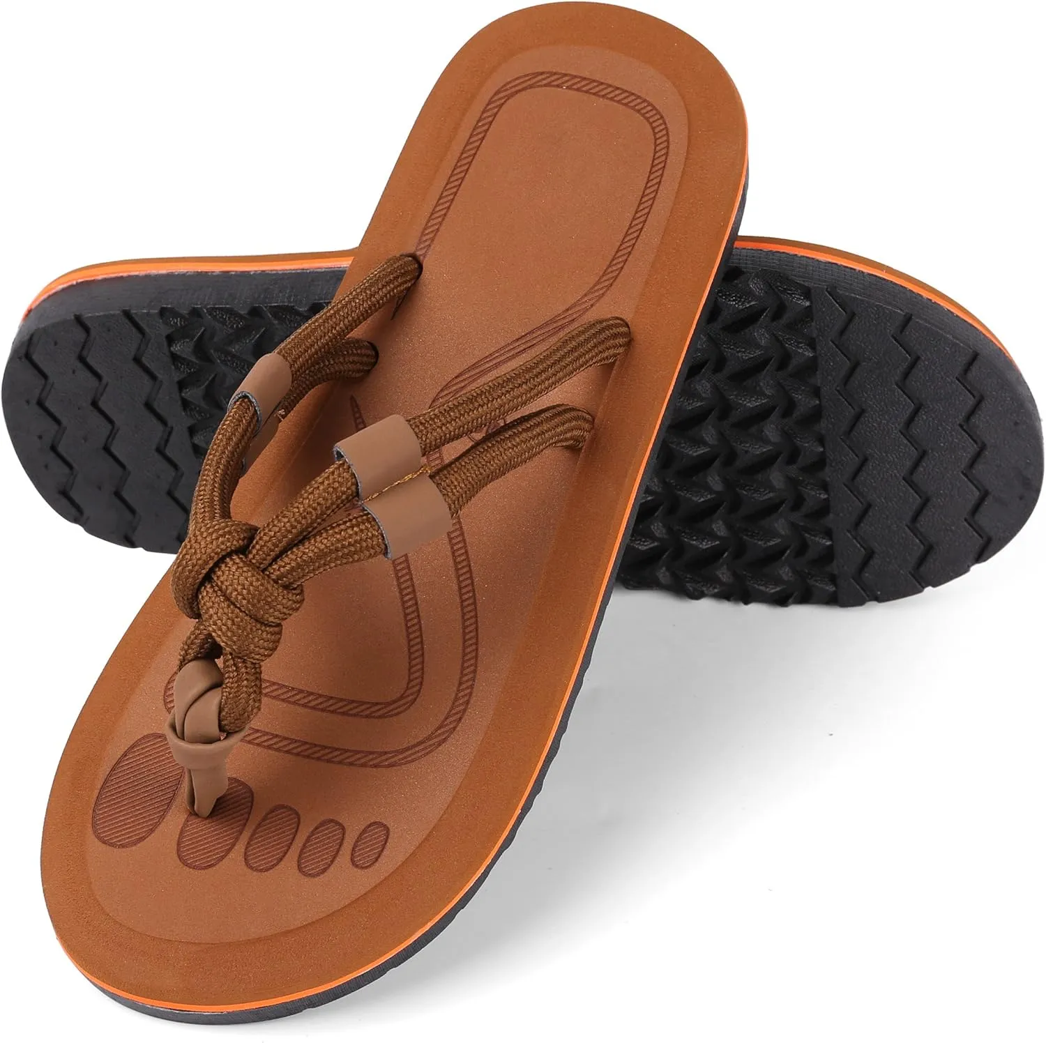 Mens Ultra Light Slip on Slides Skid Resistant All Weather Beach Sandals Quick Dry Indoor Outdoor Flip Flop Thong Sandles