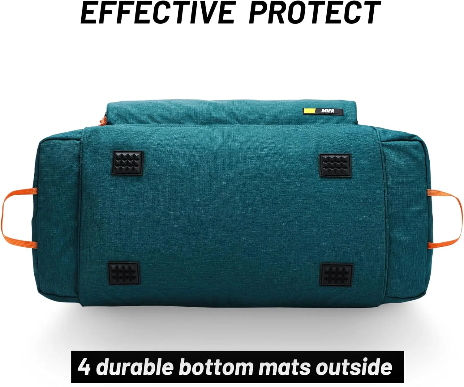 MIER Large Duffel Bag Men's Gym Bag with Shoe Compartment, 60L