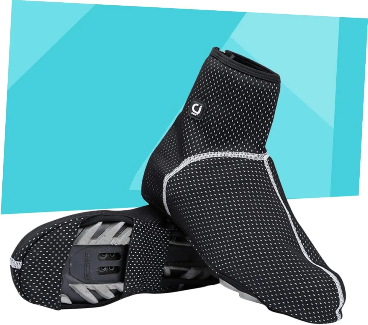 Milisten Outdoor Overshoes Fleece Shoe Covers Unique Design Shoe Covers Foot Cover Shoe Covers Cycling Shoes