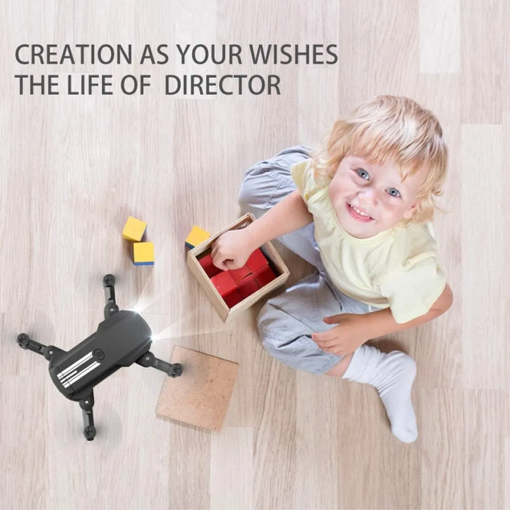 Mini Drone for Kids and Adults, GoolRC LS-MIN RC Quadcopter with 1080P Camera, 360° Flip, Gesture Photo/Video, Track Flight, Altitude Hold, Headless Mode, Include Carry Bag and 3 Batteries (Black)