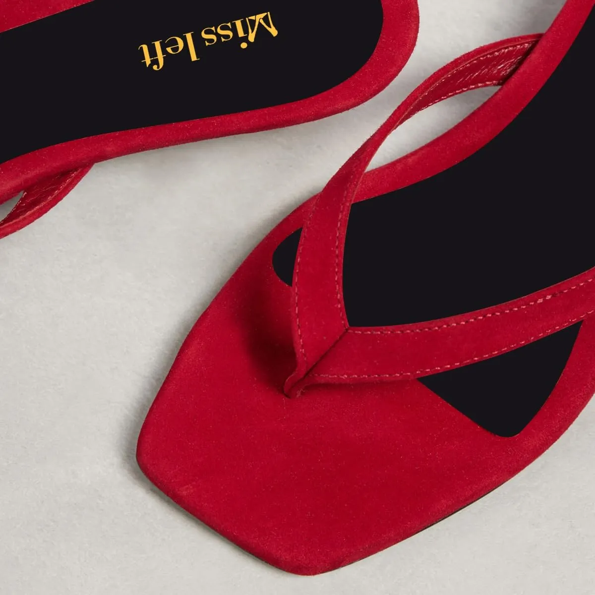 miss left Women Classic Open Toe Slip on Flip Flops Low Heel Comfortable Slide Sandals Casual Daily Wear Slippers Size 4-16 US