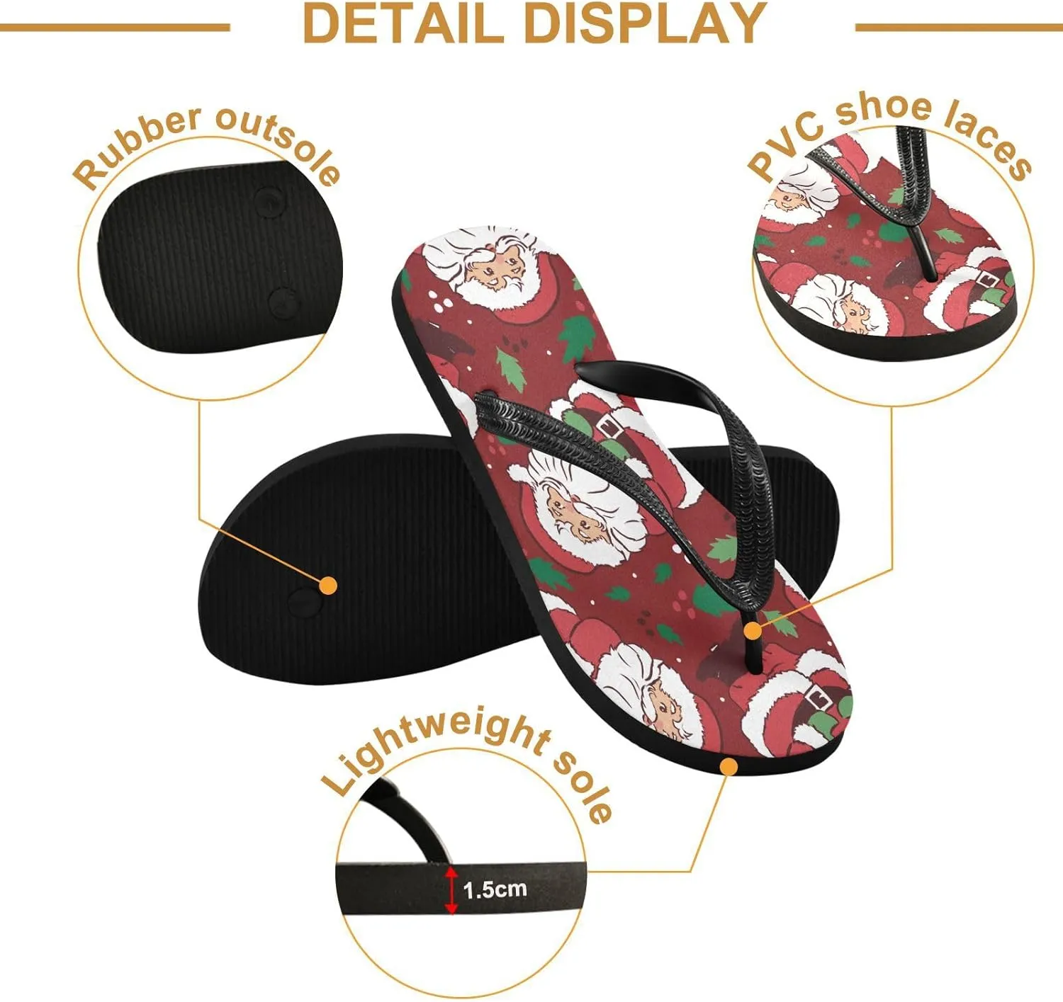 MNSRUU EVA Rubber Flip Flops for Men & Women,Unisex Sandals Soft Cushion Footbed Comfort flip-flops