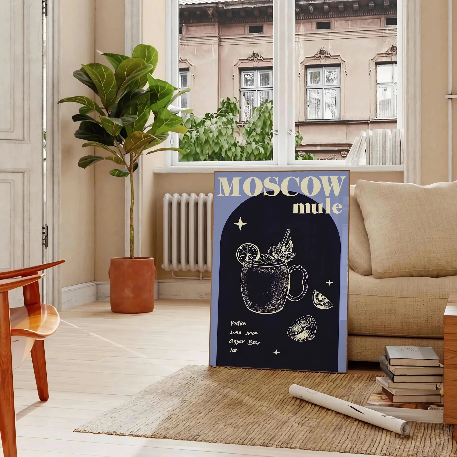 Moscow Muule Coktail Cocktail Print