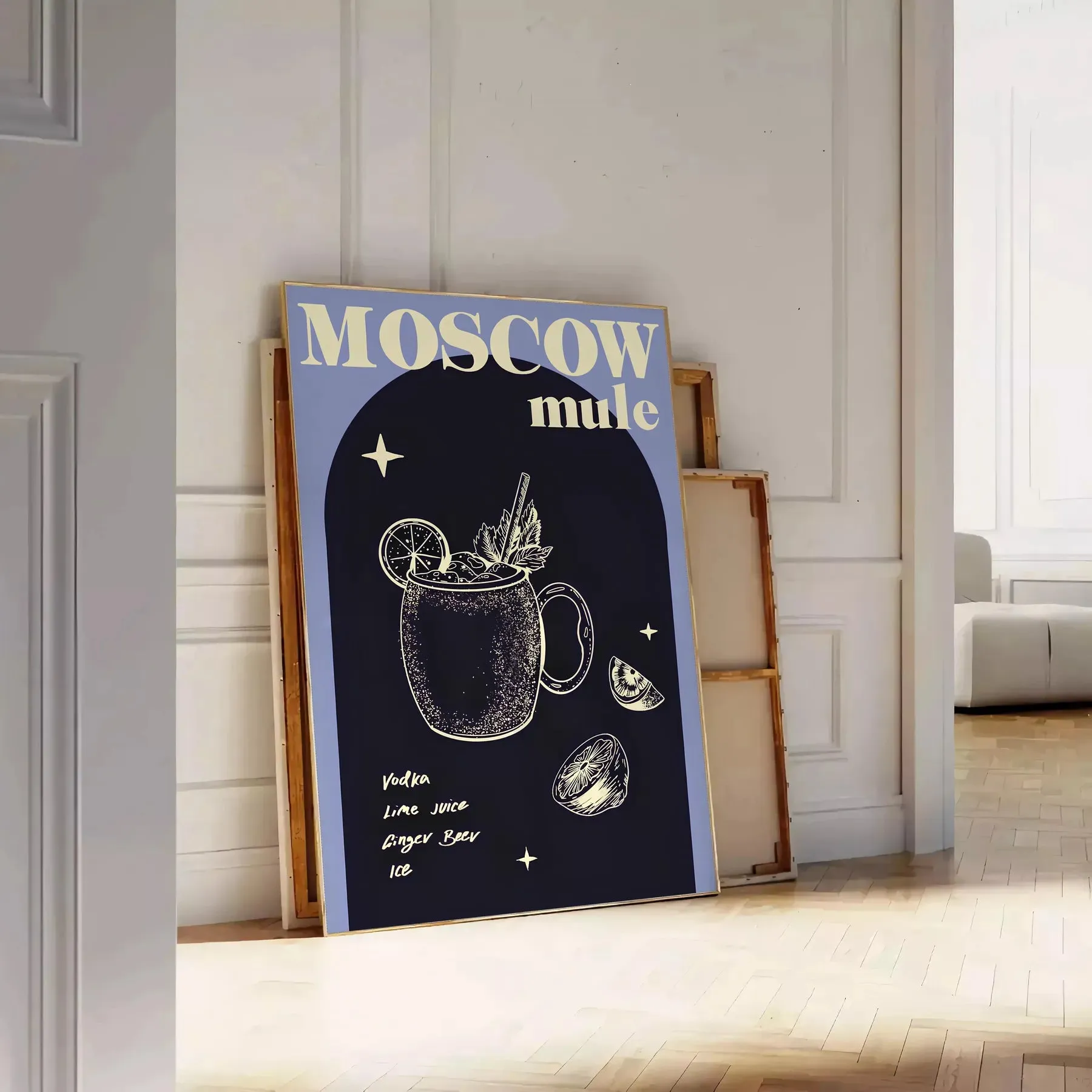 Moscow Muule Coktail Cocktail Print