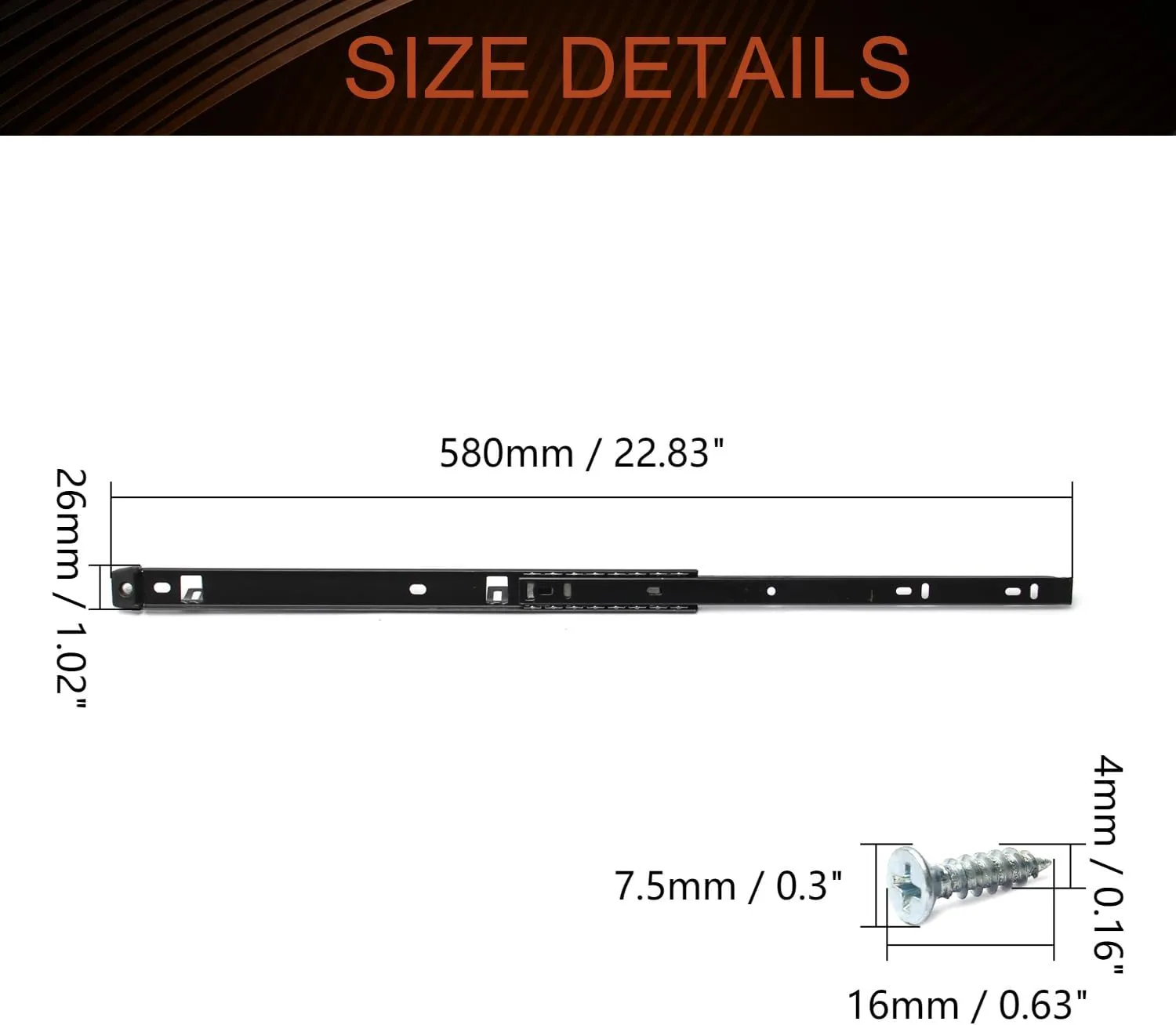 MroMax 14-Inch Cold Rolled Steel Drawer Slides, 2 Fold Ball Bearing Slide Track Rail 2 Sections Steel Heavy Runners Ball 27mm Wide 55lb Capacity Black 1 Pair