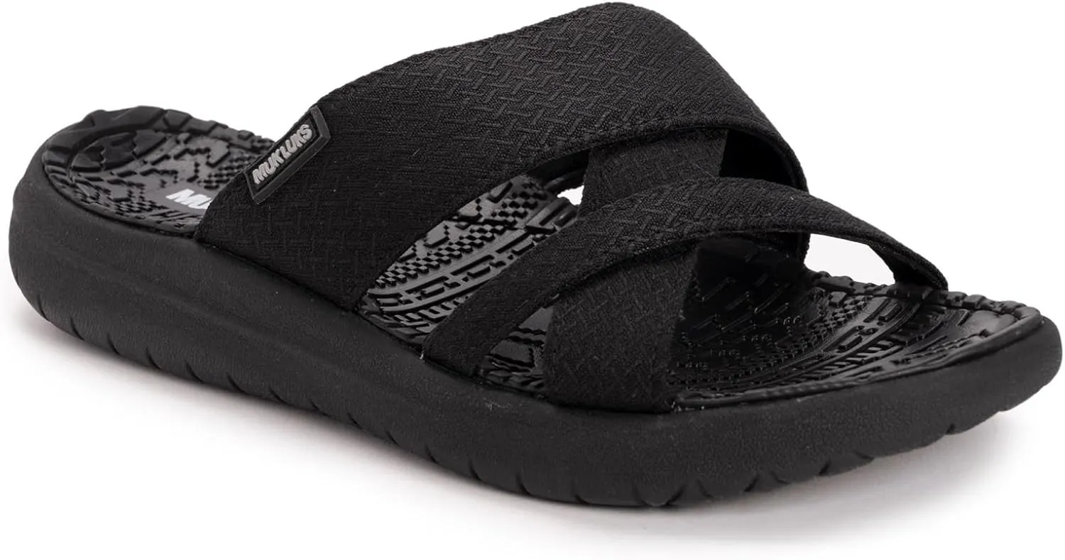 MUK LUKS Women's Sassy Cross-Over Sandal