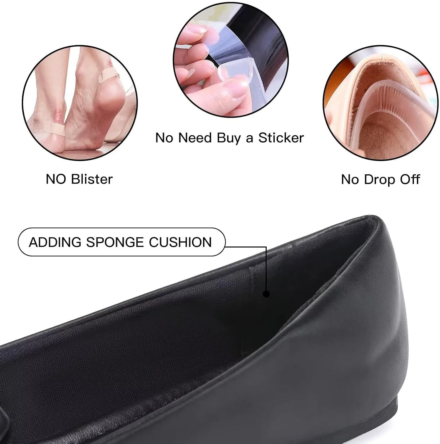 MUSSHOE Flat Shoes Women Comfortable Slip on Women's Flats Dress Shoes for Women