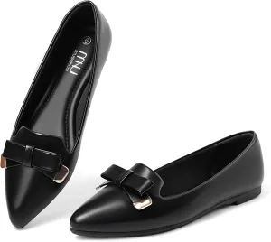 MUSSHOE Flat Shoes Women Comfortable Slip on Women's Flats Dress Shoes for Women