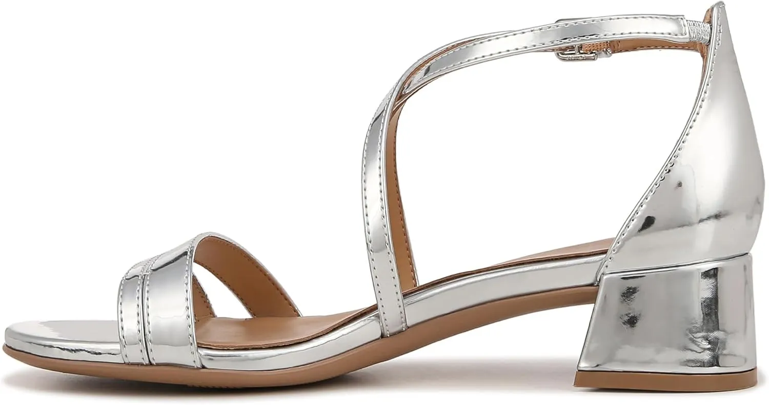 Naturalizer Women's June Strappy Low Block Heel Dress Sandal